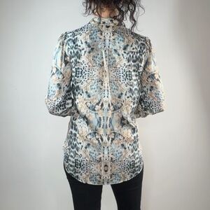 Chico’s Baroque Animal Print Blouse - Size 4/6 (M)